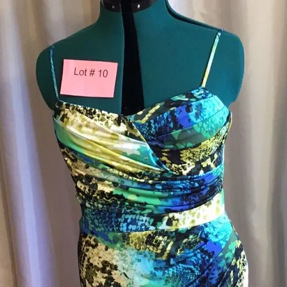 BISOU BISOU spaghetti strap dress in size 10 - Picture 3 of 11